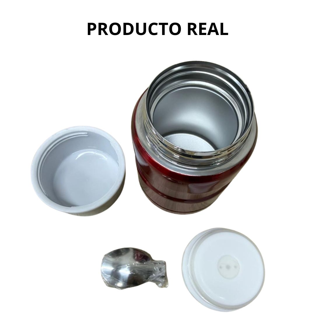 Termo Comida Cuchara Acero Inoxidable